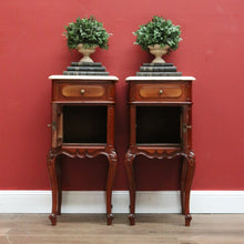 Load image into Gallery viewer, x SOLD Antique French Bedside Tables, Antique French Lamp Tables, Side or Hall Cupboard B10753