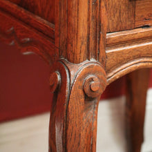 Load image into Gallery viewer, x SOLD Pair of Antique French Oak and Marble Top Bedside Cabinet, Bedsides Lamp Tables. B11216