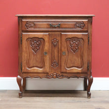 Load image into Gallery viewer, x SOLD Vintage Antique French Hall Cabinet Sideboard, Entry Foyer Cupboard with Drawer B10632