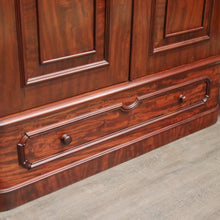 Load image into Gallery viewer, x SOLD Antique Victorian Mahogany Wardrobe with built in Chest of Drawers, Linen Press. B10329