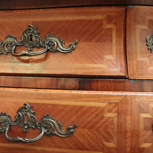 Load image into Gallery viewer, x SOLD Antique French Chest of Drawers, Antique Walnut, Brass, Marble Chest of Drawers B10781
