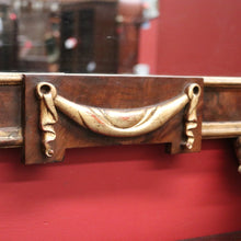 Load image into Gallery viewer, x SOLD Antique Italian Mirror, Antique Gilt and Burr Walnut Wall Hall or Vanity Mirror. B9806