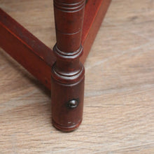 Load image into Gallery viewer, x SOLD Antique English Walnut Lamp Table, Side, Wine Table or Bedside Table Carved Top B11106