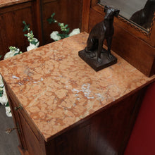 Load image into Gallery viewer, x SOLD Dressing Table, Antique French Oak and Bevelled Mirror Dressing Table Dresser B10469