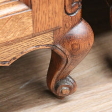 Load image into Gallery viewer, x SOLD Pair of Vintage French Lamp Tables or Bedside Tables Drawer and Cupboard Storage B10664