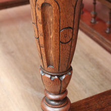 Load image into Gallery viewer, x SOLD Antique French Desk, Stretcher Base Desk or Table for Four. Antique Office Desk B10870