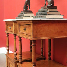 Load image into Gallery viewer, x SOLD Pair of Bedside Tables, Antique French Oak Bedside Cabinets, Hall Lamp Tables B10256
