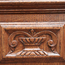 Load image into Gallery viewer, x SOLD Antique French Bedside Tables, Oak and Marble Lamp Table, Lamp Bedside Cabinets B11130