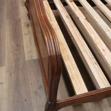Load image into Gallery viewer, x SOLD Double Bed, Antique French Walnut Double Bed Frame and Slats, Head, Foot, Sides B10874