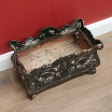 Load image into Gallery viewer, x SOLD Antique French Cast Iron Jardinière, Planter, Plant Stand, Kindling Holder B11035
