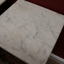 Load image into Gallery viewer, x SOLD Antique French Oak Bedside Cabinets, 2 French Oak and Marble Lamp Tables B10564