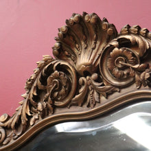 Load image into Gallery viewer, x SOLD Antique French Gilt Wood Mirror, Bevelled Edge Antique French Wall Hall Mirror B11183