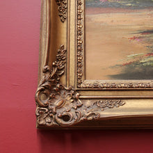 Load image into Gallery viewer, x SOLD Karl Mollin Born 1880, Gilt Timber Framed Oil on Canvas Autumn Forrest Landscape B11180