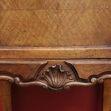 Load image into Gallery viewer, x SOLD Antique French Walnut Bedside Table, French Walnut and Marble Lamp Side Cabinet B10428