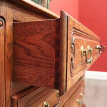 Load image into Gallery viewer, x SOLD Antique French Chest of Drawers, Oak French Hall Cabinet Chest of 3 Drawers B10205