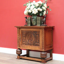 Load image into Gallery viewer, x SOLD Antique Dutch Hall Cabinet Sideboard, TV Unit.  Hall Cabinet Stationery Cupboard B10540