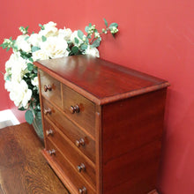 Load image into Gallery viewer, x SOLD Australian Cedar Apprentice Piece, Chest of Drawers. 5 Drawer Chest of Drawers B10676