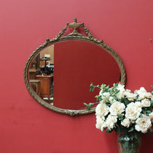 Load image into Gallery viewer, x SOLD French Gilt Wall Mirror Oval Gilt Framed Bevelled Edge Hall Mirror Vanity Mirror B10310