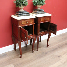 Load image into Gallery viewer, x SOLD Antique French Bedside Tables, Antique French Lamp Tables, Side or Hall Cupboard B10753