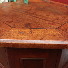 Load image into Gallery viewer, x SOLD Antique English Walnut Two Height Storage Box Eight Sided Shoe Box with Lift Lid. B11118