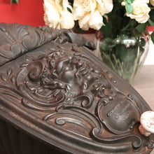 Load image into Gallery viewer, x SOLD Antique French Coal Scuttle ideal as Magazine holder, Kindling storage, Firewood B10493