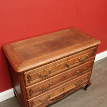 Load image into Gallery viewer, x SOLD Antique French Chest of Drawers, Oak French Hall Cabinet Chest of 3 Drawers B10205