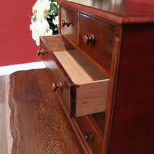 Load image into Gallery viewer, x SOLD Australian Cedar Apprentice Piece, Chest of Drawers. 5 Drawer Chest of Drawers B10676