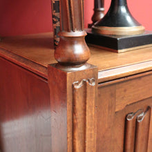 Load image into Gallery viewer, x SOLD Antique Bedside Table, French Walnut Bedside Table, Lamp Table, Marble Top B10828
