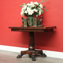 Load image into Gallery viewer, x SOLD Antique English Rosewood Fold Over Breakfast Table, Games Table, Card Table. B9878