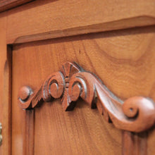 Load image into Gallery viewer, x SOLD Antique Bedside Cabinet, French Oak and Marble Lamp Table, Bedside Table B10908