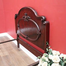 Load image into Gallery viewer, x SOLD Antique English Double Bed, Mahogany Flame Mahogany Double Bed, Head, Foot, Rail B11162