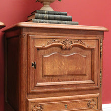 Load image into Gallery viewer, x SOLD Pair of Antique French Bedside Tables Antique Lamp Tables, Side Tables Cupboards B11002