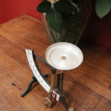 Load image into Gallery viewer, Antique/Vintage French Post Office Scales, Brass, Cast Iron and Porcelain Scales B10179