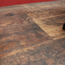 Load image into Gallery viewer, x SOLD Vintage French Style Country Dining Table, Slab Top Table, with large Pedestals B11239