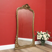 Load image into Gallery viewer, x SOLD Antique French Gilt Wood Mirror, Bevelled Edge Antique French Wall Hall Mirror B11183