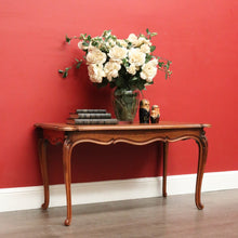 Load image into Gallery viewer, x SOLD Vintage French Oak Coffee Table, Lamp Side Table with Carved Legs, Scroll Feet B10237