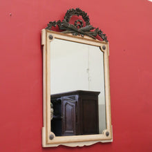 Load image into Gallery viewer, Vintage Palladio Italy Wall Hanging Italian Mirror, Neoclassical torch and swags B10698