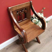 Load image into Gallery viewer, x SOLD Antique French Church Chair, Ecclesiastic Chair. Hall Chair Desk Chair Armchair B10670