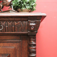 Load image into Gallery viewer, x SOLD Antique French Farmhouse Oak Sideboard, Hall Cabinet, Two Drawer Drinks Cabinet B11114