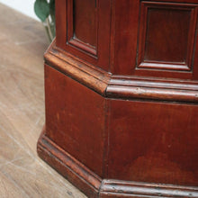 Load image into Gallery viewer, x SOLD Antique English Walnut Two Height Storage Box Eight Sided Shoe Box with Lift Lid. B11118