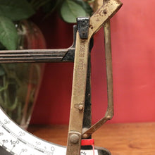Load image into Gallery viewer, Antique/Vintage French Post Office Scales, Brass, Cast Iron and Porcelain Scales B10179