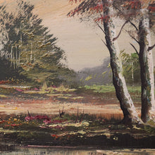 Load image into Gallery viewer, x SOLD Karl Mollin Born 1880, Gilt Timber Framed Oil on Canvas Autumn Forrest Landscape B11180