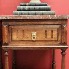 Load image into Gallery viewer, x SOLD Pair of Antique French Bedside Cabinets, Lamp Tables with Tier Storage B10573