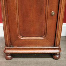 Load image into Gallery viewer, x SOLD Antique French Oak Bedside Cabinet, Lamp Cupboards, Side Tables Marble Tops. B10327