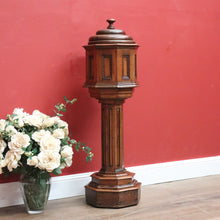 Load image into Gallery viewer, x SOLD Antique French Oak Baptismal Font. Antique French Church Gothic Baptism Font. B11030