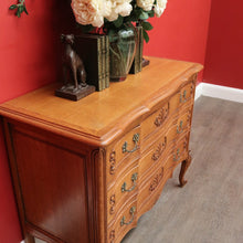 Load image into Gallery viewer, x SOLD Vintage French Chest of Drawers. French 3 Drawer Hall Cabinet Lamp Cupboard B10472