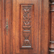Load image into Gallery viewer, x SOLD Antique French Farmhouse Oak Sideboard, Hall Cabinet, Two Drawer Drinks Cabinet B11114