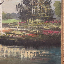 Load image into Gallery viewer, x SOLD Karl Mollin Born 1880, Gilt Timber Framed Oil on Canvas Autumn Forrest Landscape B11180