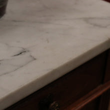 Load image into Gallery viewer, x SOLD Antique Bedside Cabinet, French Oak and Marble Lamp Table, Bedside Table B10908