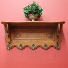 Load image into Gallery viewer, x SOLD Vintage French Coat Rack, 5 Hook Coat, Scarf, Umbrella, Jacket or Hat Rack B11196